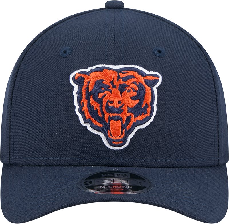 Youth Chicago Bears New Era Navy Primary 9FORTY M-Crown Adjustable Hat - Pro Jersey Sports