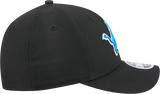 Men's Detroit Lions New Era Primary Logo Black M-Crown 9FORTY Snapback Adjustable Hat - Pro Jersey Sports