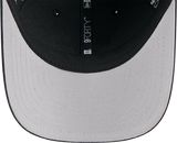 Men's Detroit Lions New Era Primary Logo Black M-Crown 9FORTY Snapback Adjustable Hat - Pro Jersey Sports
