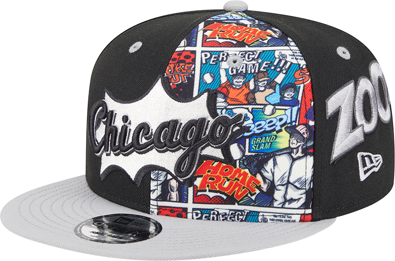 Chicago White Sox New Era 2025  Diamond Hero Black/Gray 9FIFTY Snapback Hat