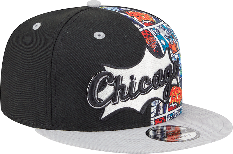 Chicago White Sox New Era 2025  Diamond Hero Black/Gray 9FIFTY Snapback Hat