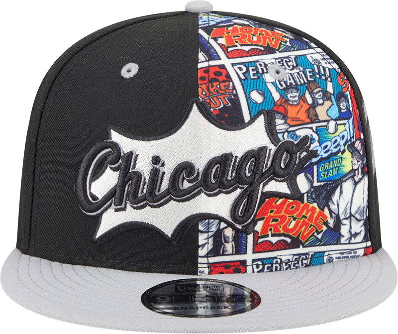 Chicago White Sox New Era 2025  Diamond Hero Black/Gray 9FIFTY Snapback Hat