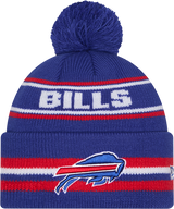 Buffalo Bills Blue New Era Knit Classic Cuffed Pom Knit - Pro Jersey Sports