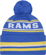 Los Angeles Rams New Era Knit Classic Cuffed Pom Knit - Pro Jersey Sports