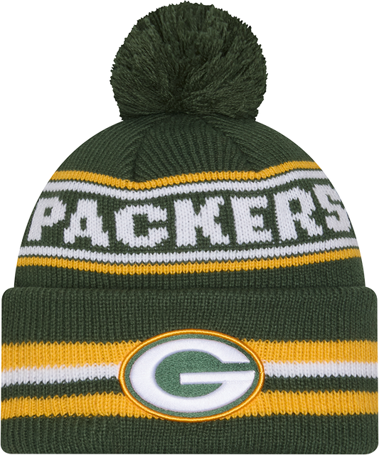 Green Bay Packers Green New Era Knit Classic Cuffed Pom Knit - Pro Jersey Sports