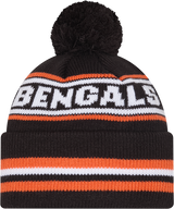 Cincinnati Bengals Black New Era Knit Classic Cuffed Pom Knit - Pro Jersey Sports