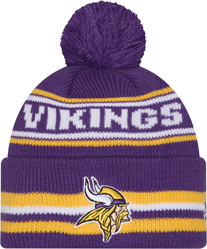 Minnesota Vikings Purple New Era Knit Classic Cuffed Pom Knit - Pro Jersey Sports