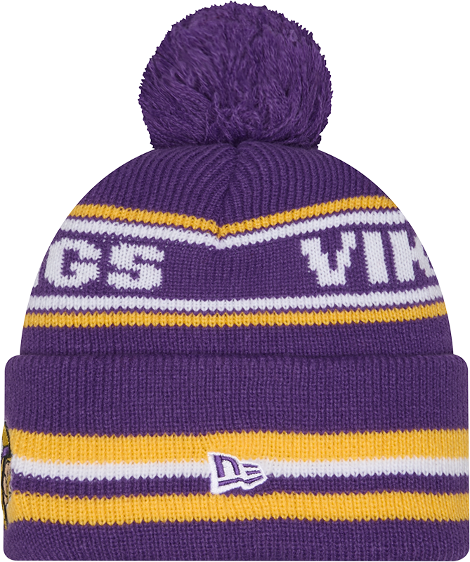 Minnesota Vikings Purple New Era Knit Classic Cuffed Pom Knit - Pro Jersey Sports