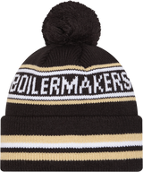 Purdue Boilermakers New Era Knit Classic Cuffed Knit Hat with Pom -Black - Pro Jersey Sports