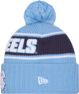 North Carolina Tar Heels New Era Bold Knit Cuffed Knit Hat with Pom - Carolina Blue - Pro Jersey Sports