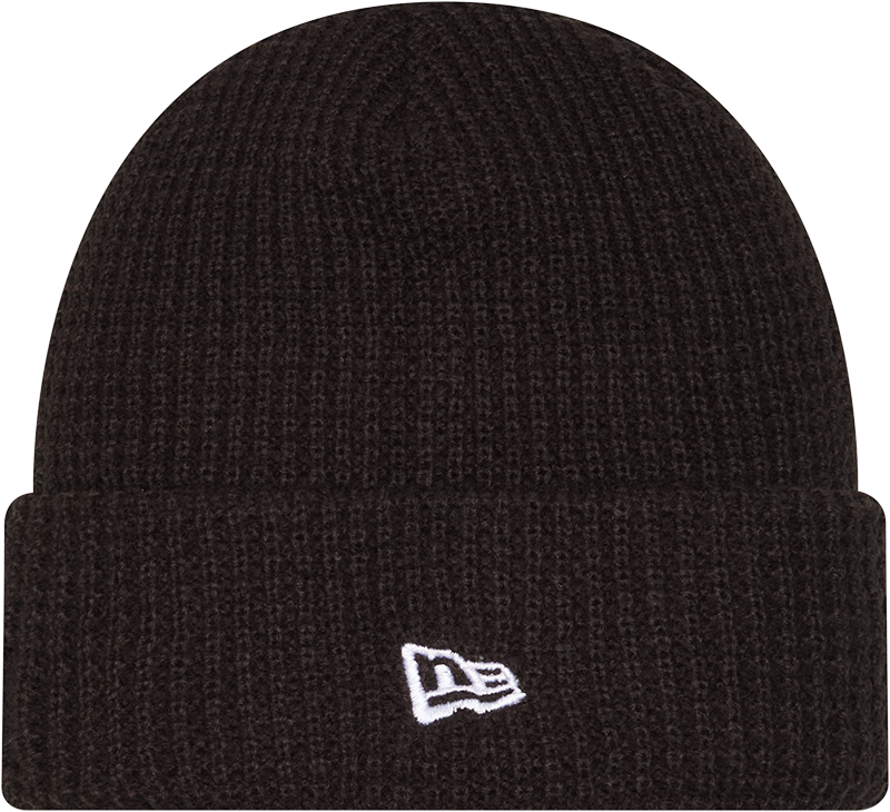 Chicago Blackhawks Black New Era Cuffed Waffle Knit - Pro Jersey Sports