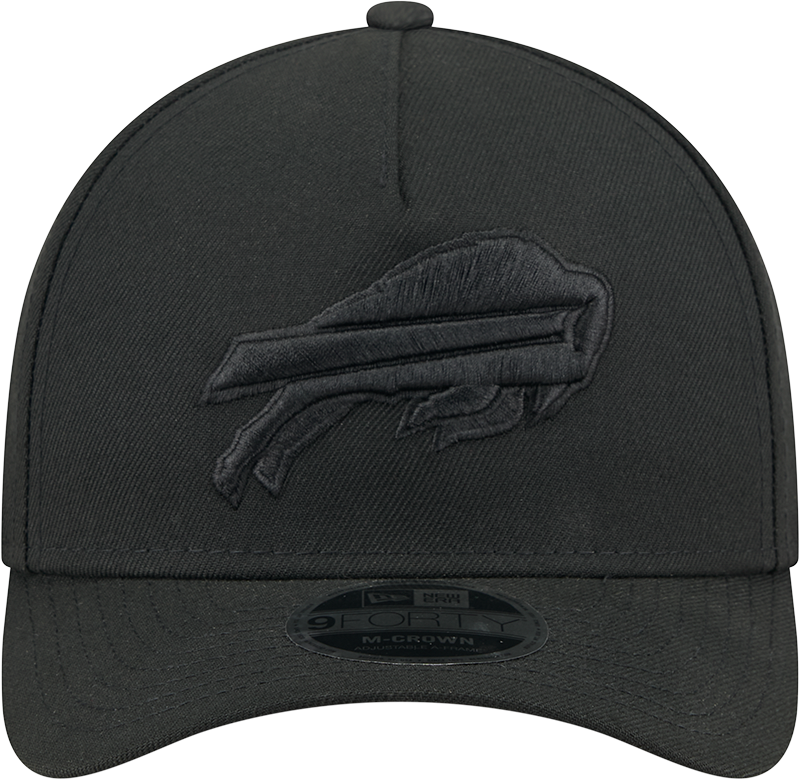 Buffalo Bills New Era Tonal Black Primary 9FORTY A-Frame M-Crown Adjustable Hat - Pro Jersey Sports