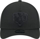 Chicago Bears New Era Black Tonal Primary 9FORTY A-Frame M-Crown Adjustable Hat - Pro Jersey Sports