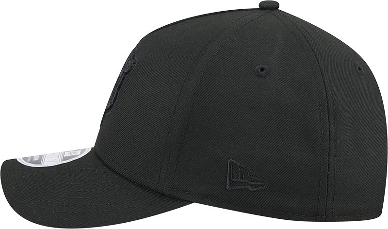 Chicago Bears New Era Black Tonal Primary 9FORTY A-Frame M-Crown Adjustable Hat - Pro Jersey Sports