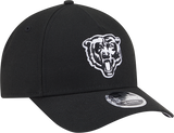 Chicago Bears New Era Black & White Primary 9FORTY A-Frame M-Crown Adjustable Hat - Pro Jersey Sports