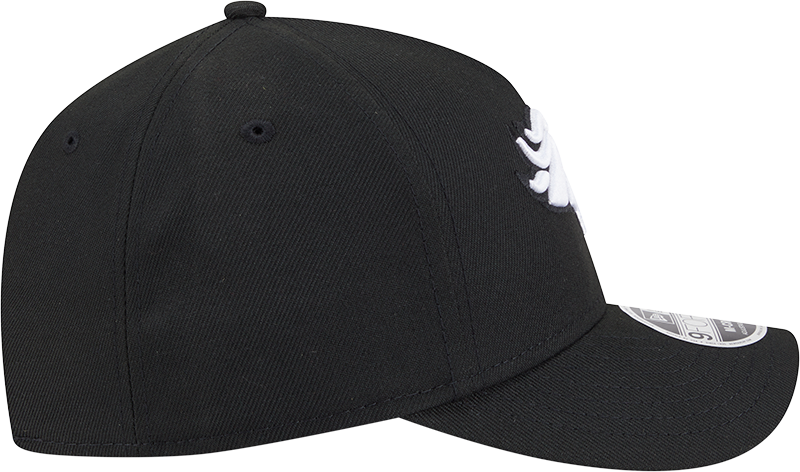 Denver Broncos New Era Black & White Primary 9FORTY A-Frame M-Crown Adjustable Hat - Pro Jersey Sports