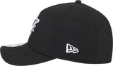 Miami Dolphins New Era Black & White Primary 9FORTY A-Frame M-Crown Adjustable Hat - Pro Jersey Sports