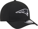 New England Patriots New Era Black A-Frame 9FORTY M-Crown Adjustable Hat - Pro Jersey Sports