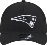 New England Patriots New Era Black A-Frame 9FORTY M-Crown Adjustable Hat - Pro Jersey Sports