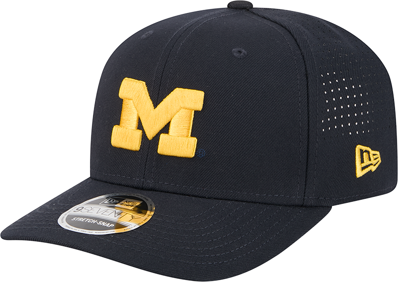 Men's Michigan Wolverines New Era Navy New Era 9SEVENTY Perf Hat