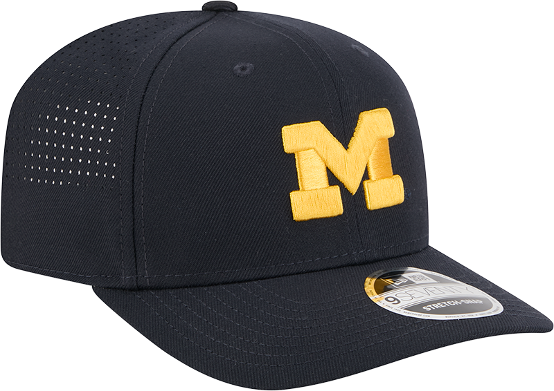 Men's Michigan Wolverines New Era Navy New Era 9SEVENTY Perf Hat