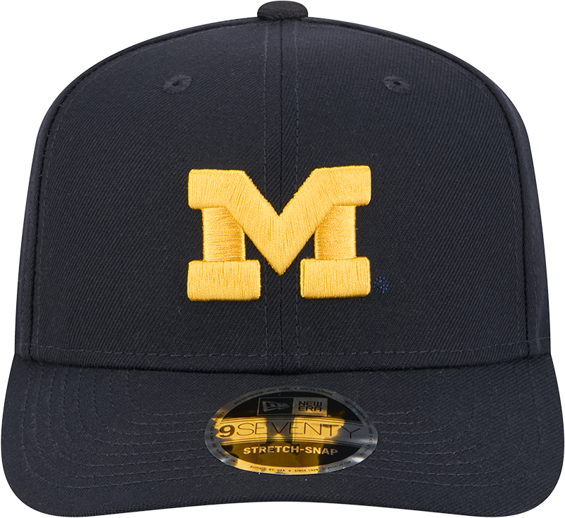 Men's Michigan Wolverines New Era Navy New Era 9SEVENTY Perf Hat