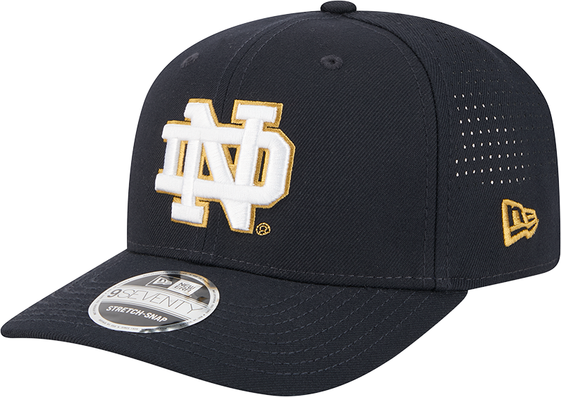 Men's Notre Dame Fighting Irish New Era Navy New Era 9SEVENTY Perf Hat