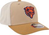 Chicago Bears New Era 2T Tan 9SEVENTY Trucker Adjustable Hat - Pro Jersey Sports