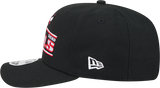 Chicago Bulls New Era Black Stated 9SEVENTY Adjustable Hat - Pro Jersey Sports