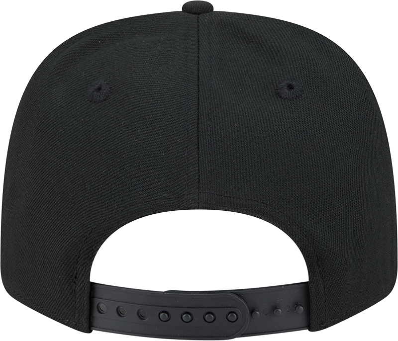 Chicago Bulls New Era Black Stated 9SEVENTY Adjustable Hat - Pro Jersey Sports