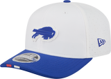 Men's Buffalo Bills New Era White/Black 2025 NFL Training Camp 9SEVENTY Adjustable Hat - Pro Jersey Sports
