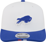 Men's Buffalo Bills New Era White/Black 2025 NFL Training Camp 9SEVENTY Adjustable Hat - Pro Jersey Sports