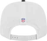 Men's Las Vegas Raiders New Era White/Black 2025 NFL Training Camp 9SEVENTY Adjustable Hat - Pro Jersey Sports
