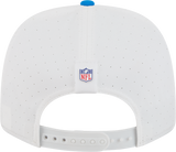 Men's Detroit Lions New Era White/Blue 2025 NFL Training Camp 9SEVENTY Adjustable Hat - Pro Jersey Sports