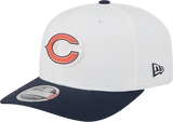 Men's Chicago Bears New Era White/Navy Secondary Logo 2025 NFL Training Camp 9SEVENTY Adjustable Hat - Pro Jersey Sports