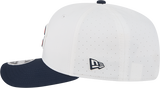Men's Chicago Bears New Era White/Navy Secondary Logo 2025 NFL Training Camp 9SEVENTY Adjustable Hat - Pro Jersey Sports