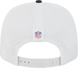 Men's Chicago Bears New Era White/Navy Secondary Logo 2025 NFL Training Camp 9SEVENTY Adjustable Hat - Pro Jersey Sports