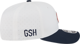 Men's Chicago Bears New Era White/Navy Secondary Logo 2025 NFL Training Camp 9SEVENTY Adjustable Hat - Pro Jersey Sports