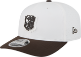Men's Cleveland Browns New Era White/Brown 2025 NFL Training Camp 9SEVENTY Adjustable Hat - Pro Jersey Sports