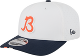 Men's Chicago Bears New Era White/Navy B 2025 NFL Training Camp 9SEVENTY Adjustable Hat - Pro Jersey Sports