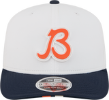 Men's Chicago Bears New Era White/Navy B 2025 NFL Training Camp 9SEVENTY Adjustable Hat - Pro Jersey Sports