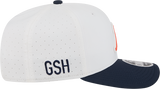 Men's Chicago Bears New Era White/Navy B 2025 NFL Training Camp 9SEVENTY Adjustable Hat - Pro Jersey Sports