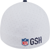 Men's Chicago Bears New Era White/Navy 2025 NFL Training Camp 39THIRTY Flex Hat - Pro Jersey Sports