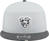 Men's Chicago Bears New Era Gray/Graphite 2025 NFL Training Camp Split Panel 9FIFTY Snapback Hat - Pro Jersey Sports