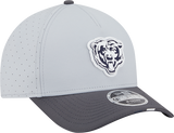 Men's Chicago Bears New Era Gray/Graphite 2025 NFL Training Camp 9FORTY M-Crown Adjustable A-Frame Hat - Pro Jersey Sports