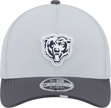 Men's Chicago Bears New Era Gray/Graphite 2025 NFL Training Camp 9FORTY M-Crown Adjustable A-Frame Hat - Pro Jersey Sports