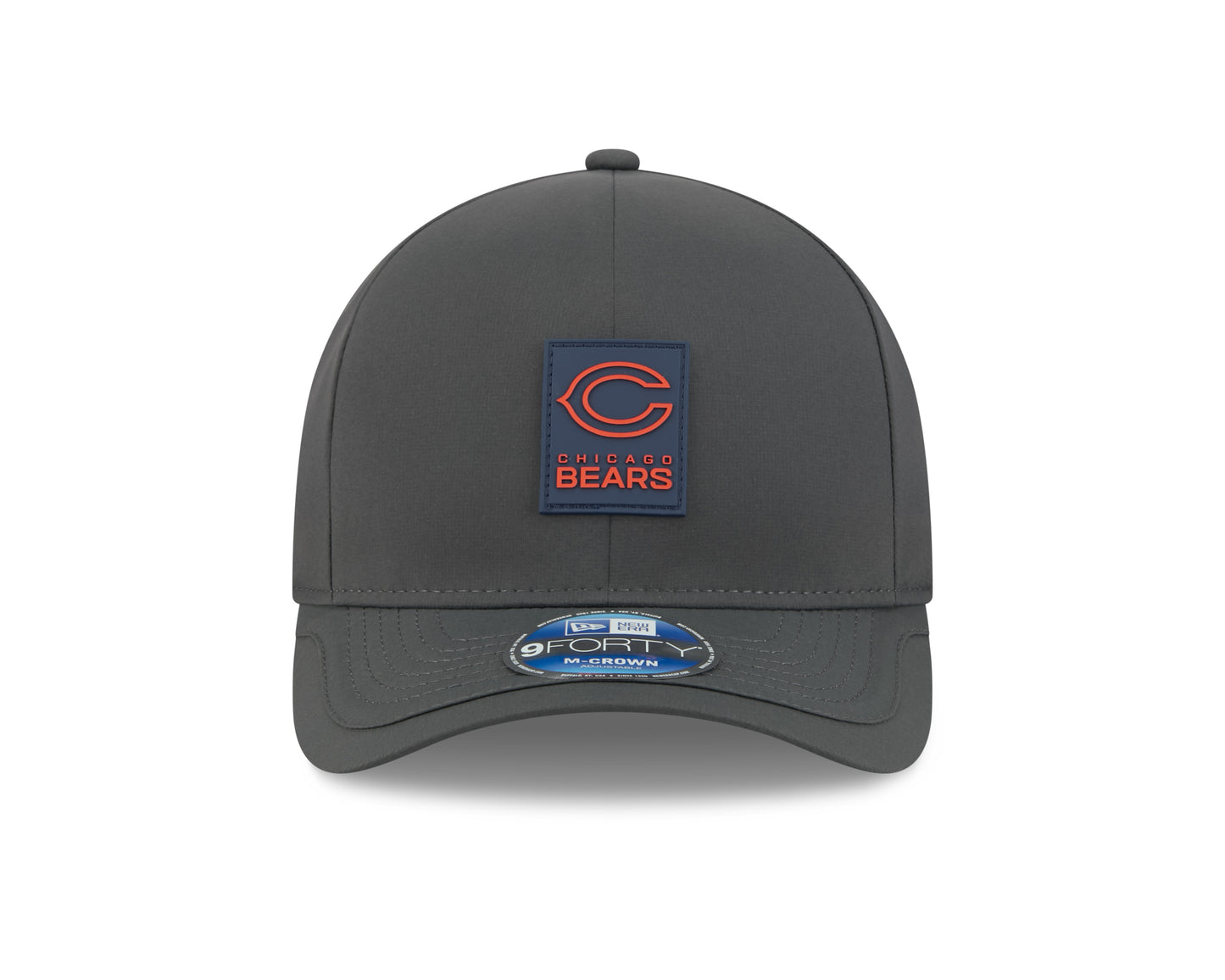 Men's Chicago Bears New Era C Graphite 2025 NFL Sideline Cold 9FORTY M-Crown Adjustable Hat - Pro Jersey Sports