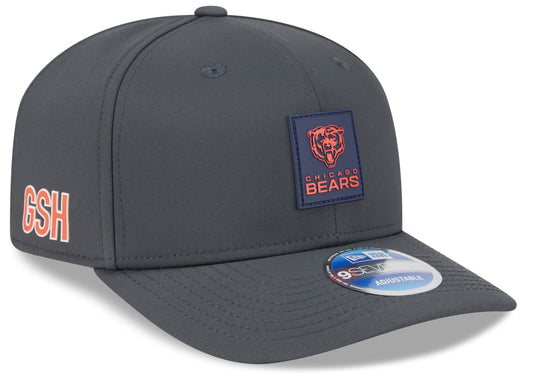 Men's Chicago Bears New Era Graphite 2025 Sideline 9SEVENTY Cold Adjustable Hat - Pro Jersey Sports
