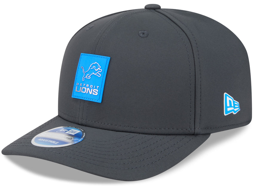 Men's Detroit Lions New Era Graphite 2025 Sideline 9SEVENTY Cold Adjustable Hat - Pro Jersey Sports