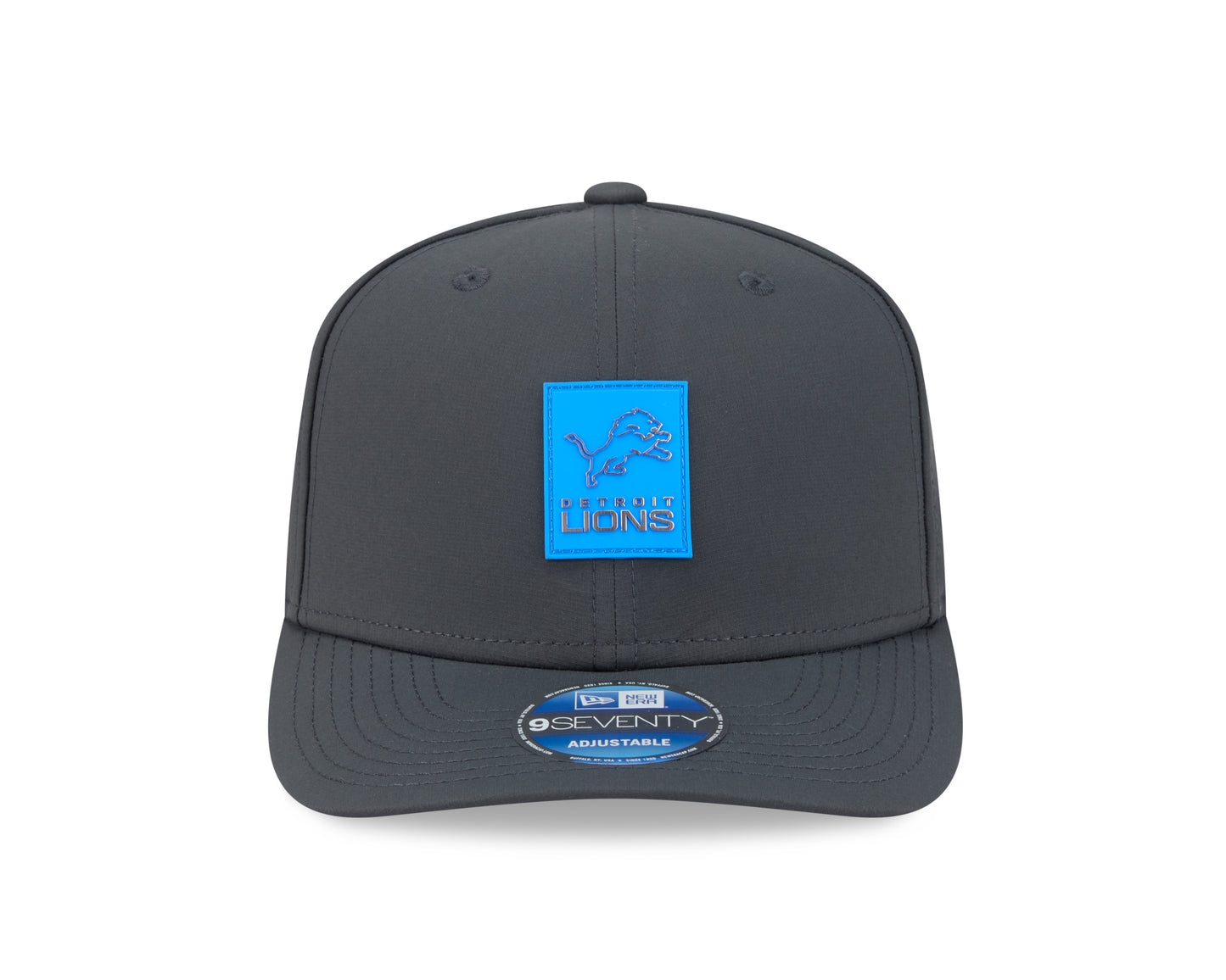 Men's Detroit Lions New Era Graphite 2025 Sideline 9SEVENTY Cold Adjustable Hat - Pro Jersey Sports